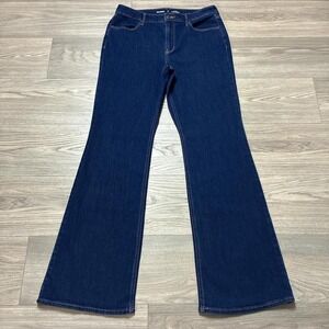 Old Navy High Rise Wow Flare Blue Jeans Size 12 Long